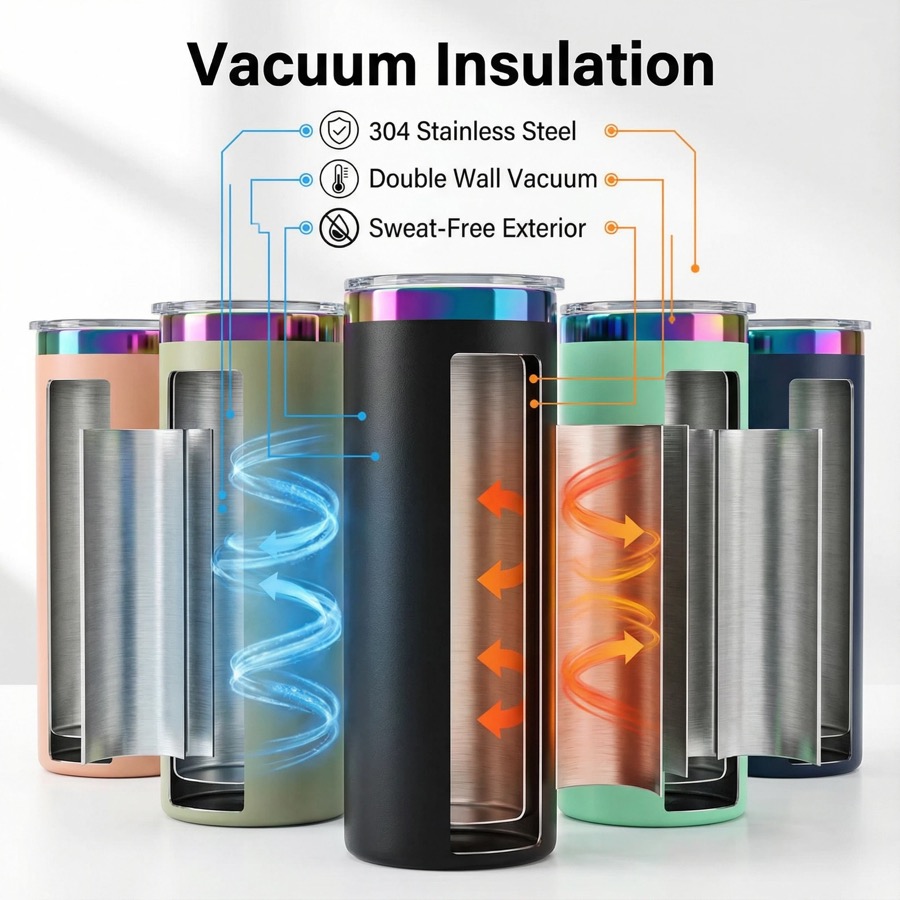 20oz straight tumbler for Amazon drinkware sellers