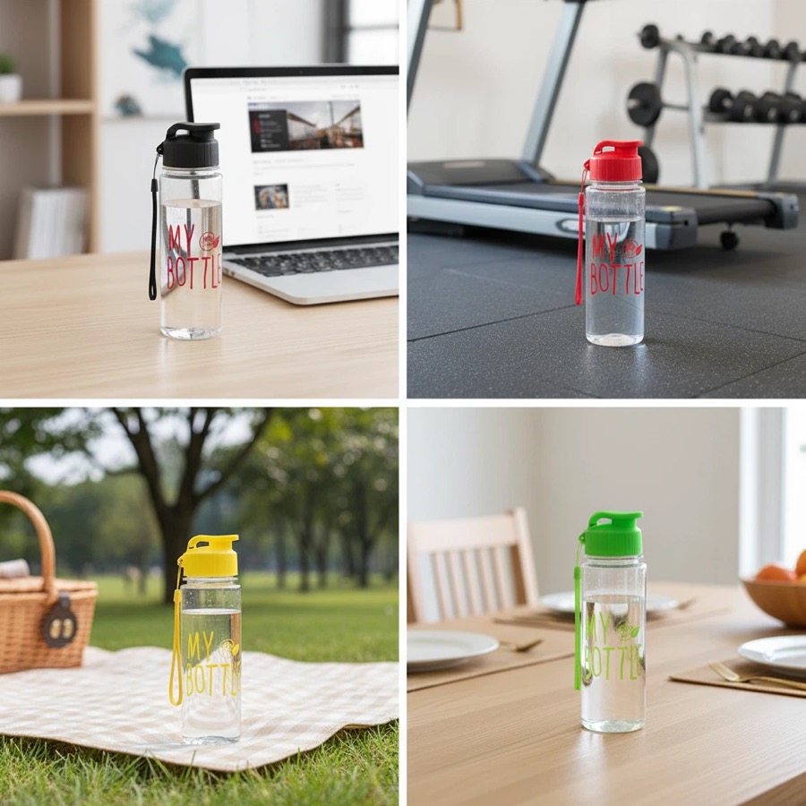 Plastic water bottle series for low MOQ custom orders