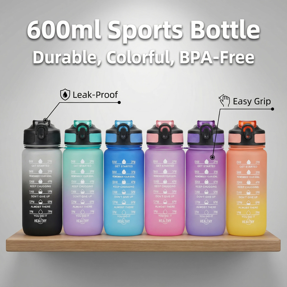 Sports water bottles for custom logo fitness and outdoor programs